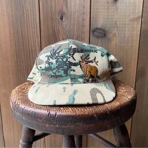 “Elk-Aholic” Oregon Camo Snap-back Hat